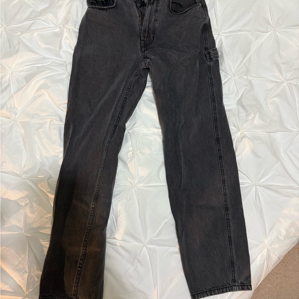 Empyre Men's Dark Gray Straight Jeans